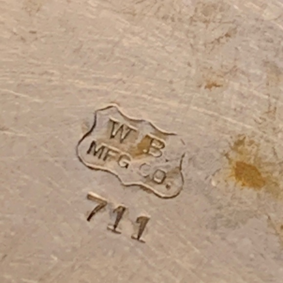 WB MFG CO silver plate trinket dish - Picture 2 of 4